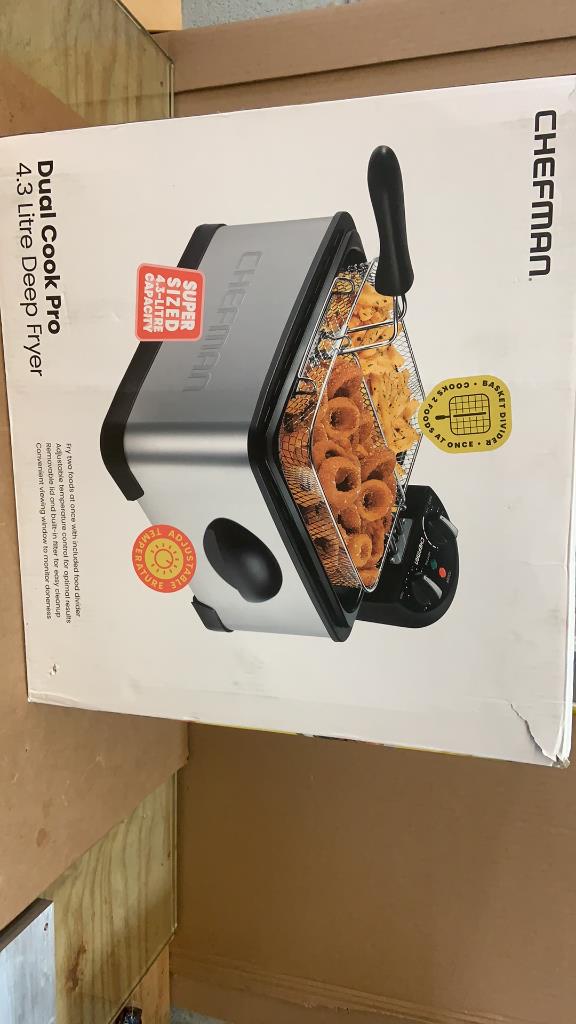 Chefman Dual Cook Pro Deep Fryer