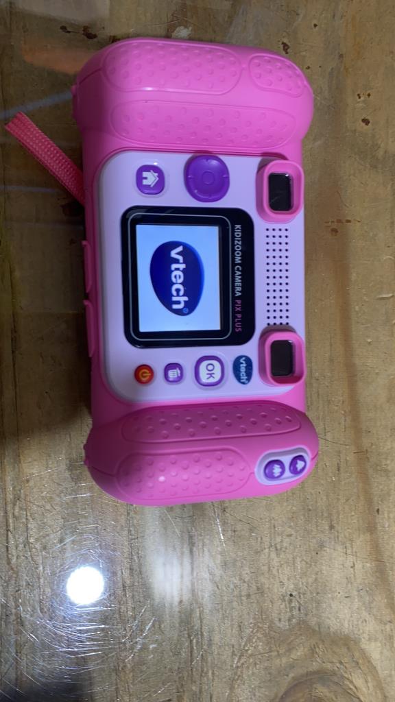 VTech 80-548956 KidiZoom Camera Pix Plus - Pink - Bilingual English/French