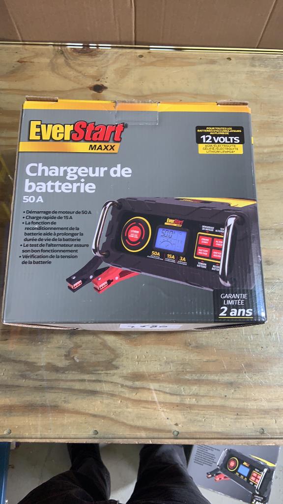 EverStart BC50ECA 50 Amp Battery Charger, 50 Amp Battery Charger
