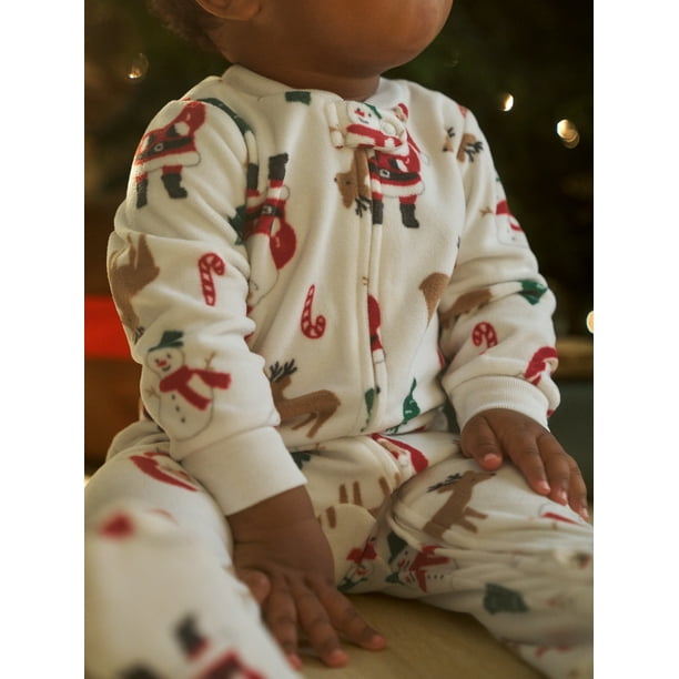 Carter's Child of Mine 1R794110 Baby Neutral Santa Sleep n' Play, Red, Size:0-3 months