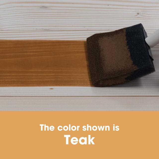 Furniture Clinic Wood Stain | Teak | Water Based | Fast Drying, Low Odor, &