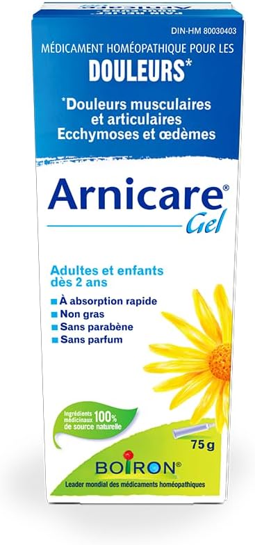 Boiron Arnicare Gel 75g for Pain Relief. Arnicare Gel for the rel