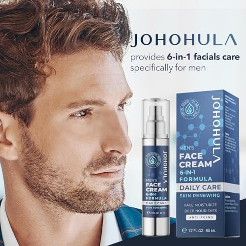 JOHOHULA Face Cream 6-in-1 for Men: Face Moisturizer Suitable for