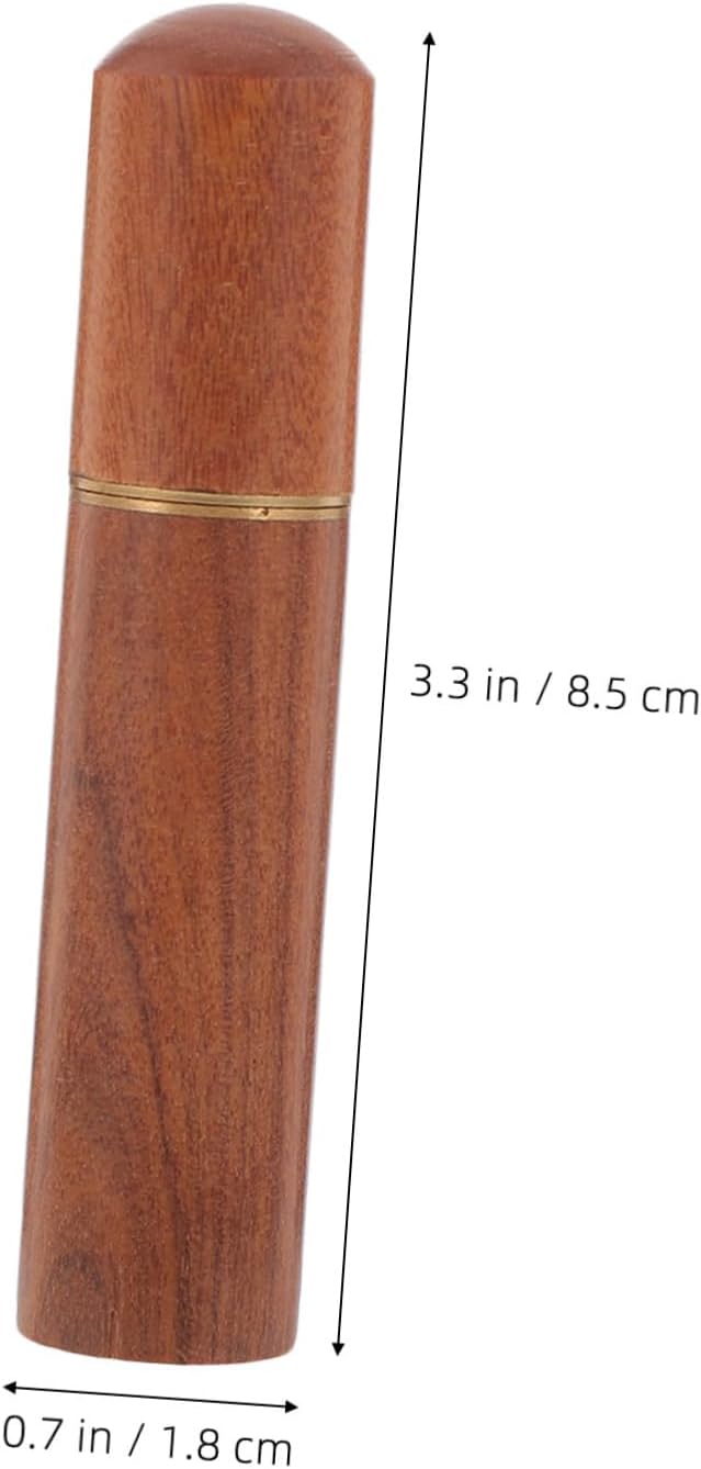 Luxshiny Match Storage Tube for Camping Portable Wooden Match Hol