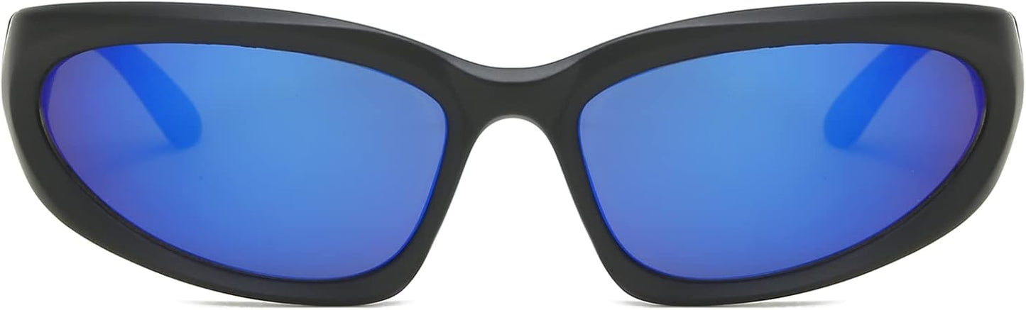 LASPOR Wrap Around Sport Sunglasses for Women Men Sport Shades Gl