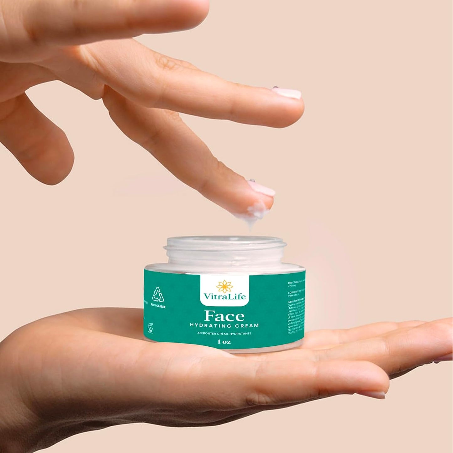 Vitra Life - Face Hydrating Cream, Pure & Formula, Moisturizing D