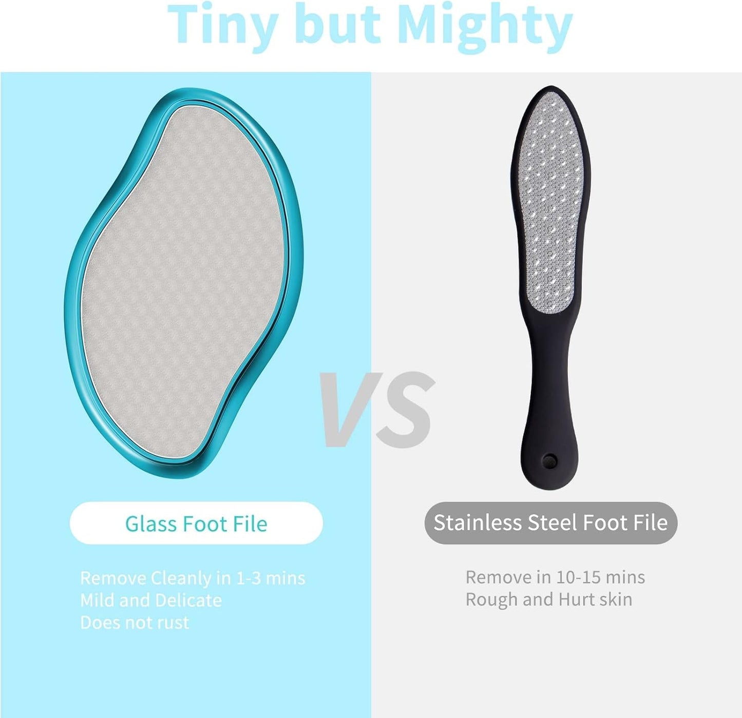 VANWIN Foot File, Nano Crystal Glass Callus Remover Callus Shaver