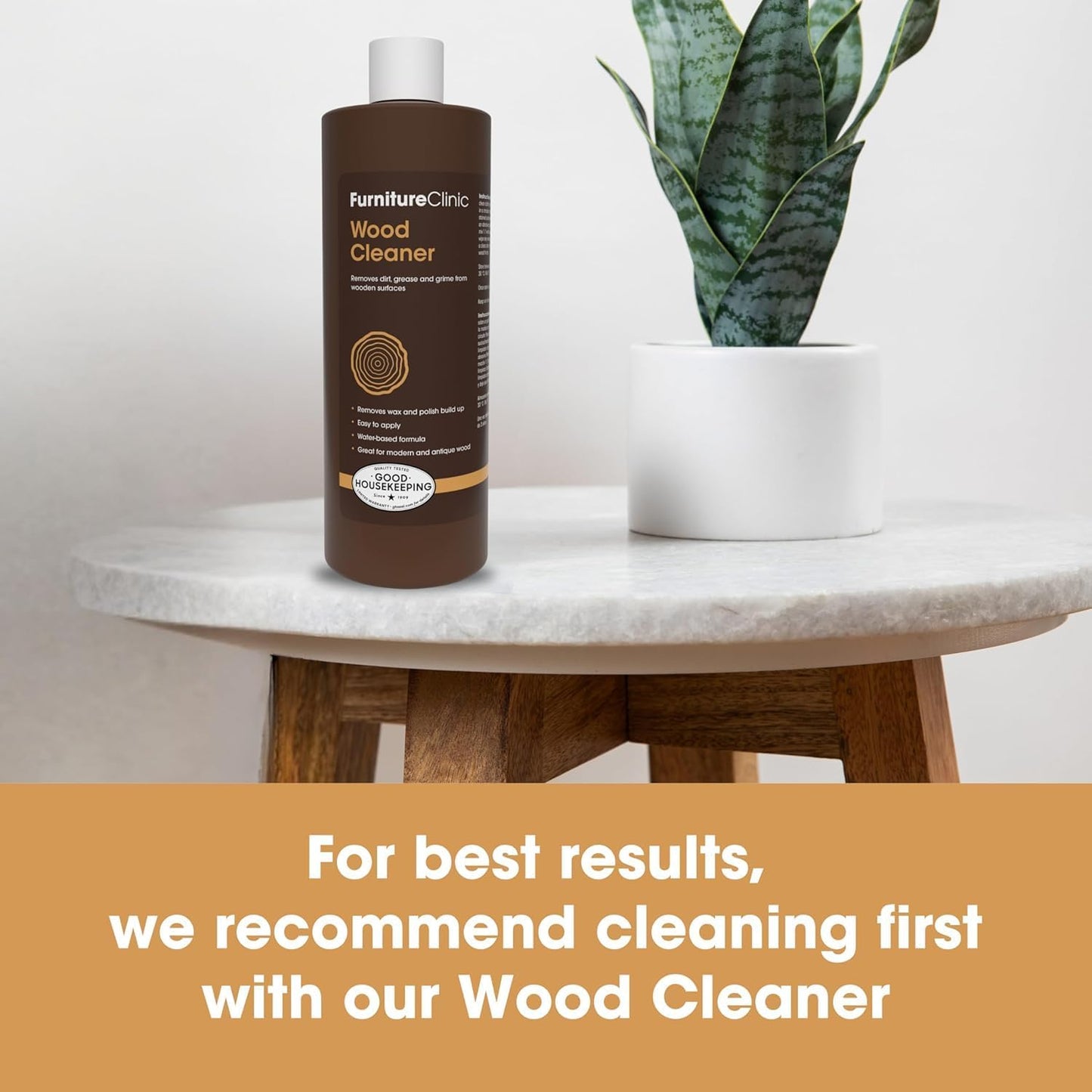 Furniture Clinic Wood Stain | Teak | Water Based | Fast Drying, Low Odor, &