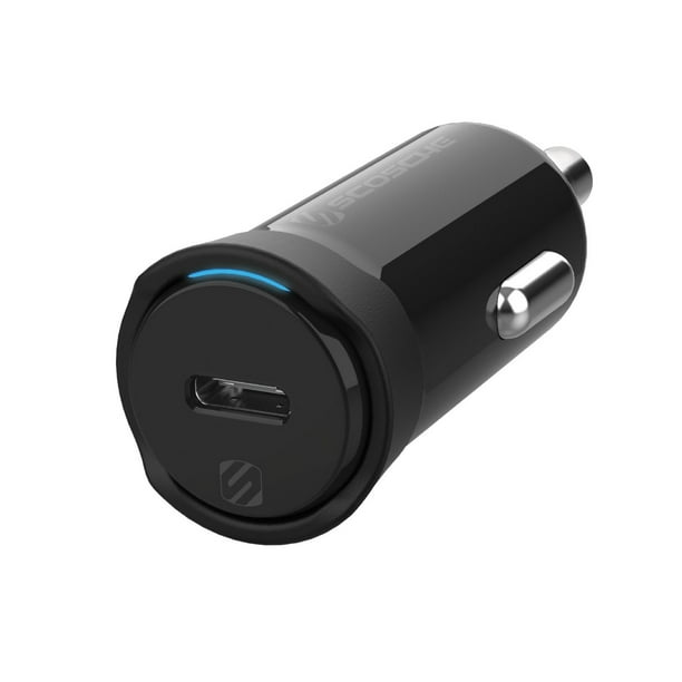 Scosche CPDC20-SP PowerVolt 20-Watt Certified USB Type-C Fast Car Charger