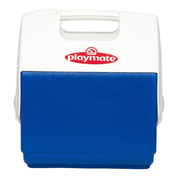 Igloo Playmate Pal 7 Quart Personal Sized Cooler (Ocean Blue/White, 11.75 x 8.25