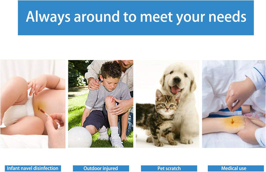 50 Disposable Iodophor Swabs Outdoor Supplies Medical Iodine Indi