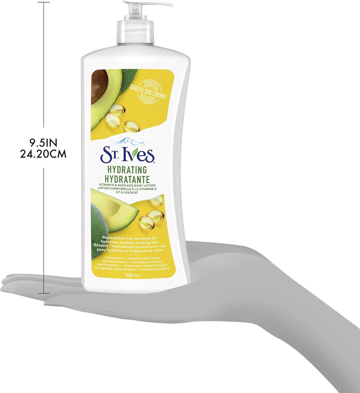 St. Ives Hydrating Body Lotion for hydrated, healthy-looking skin Vitamin E