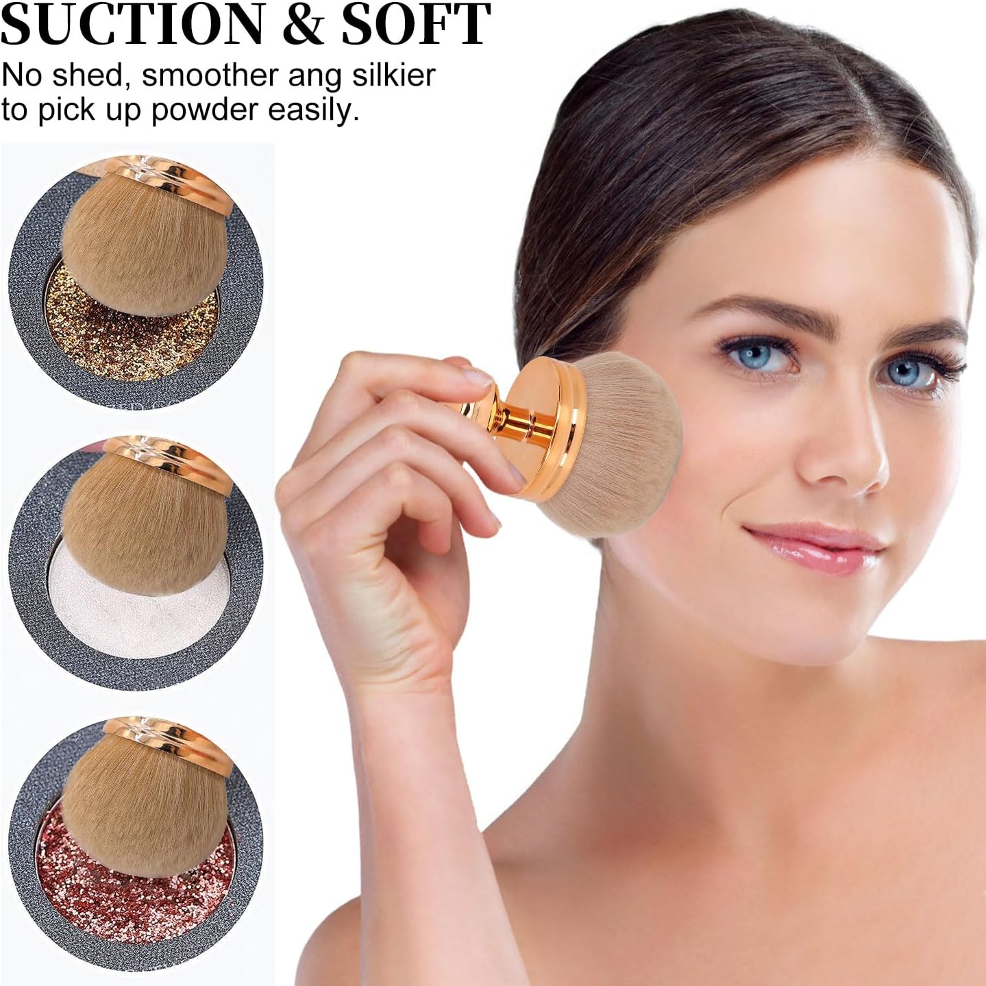 Large Self Tanning Brush, Kabuki Brush for Body And Face,Body Makeup Brush