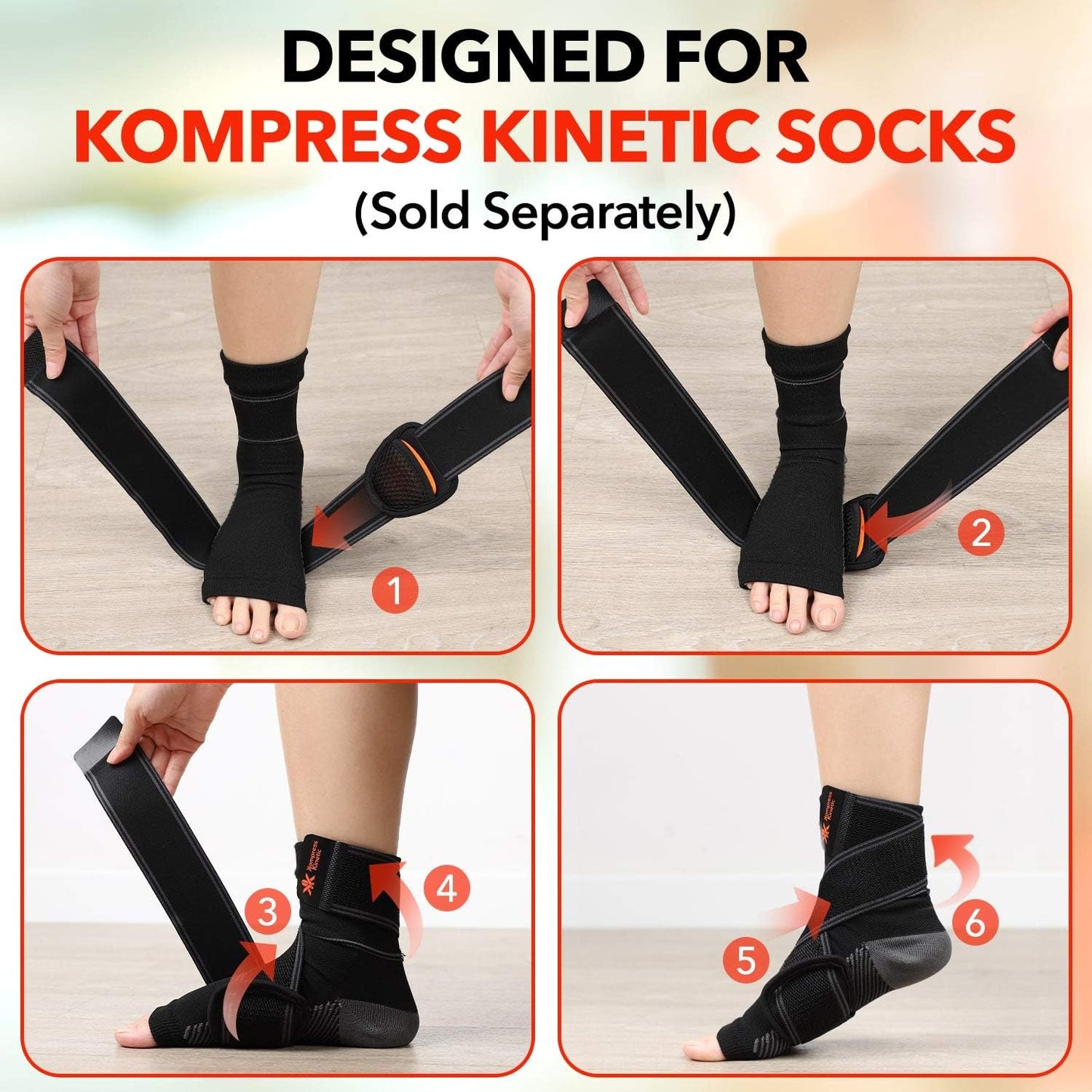 KOMPRESS KINETIC Arch Builders - Ball Inserts for Shoes | All-Day Feet Sole