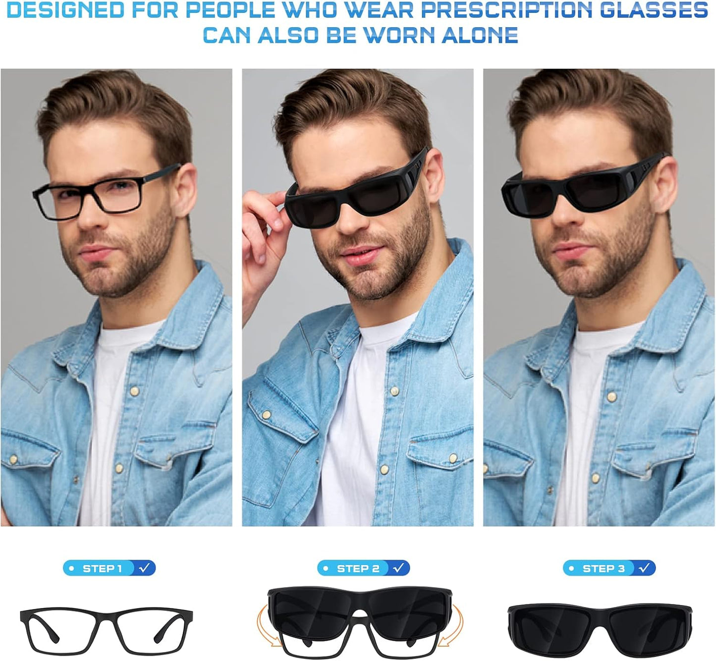 Night Driving Glasses Night Vision Glasses Fit Over Glasses Sungl