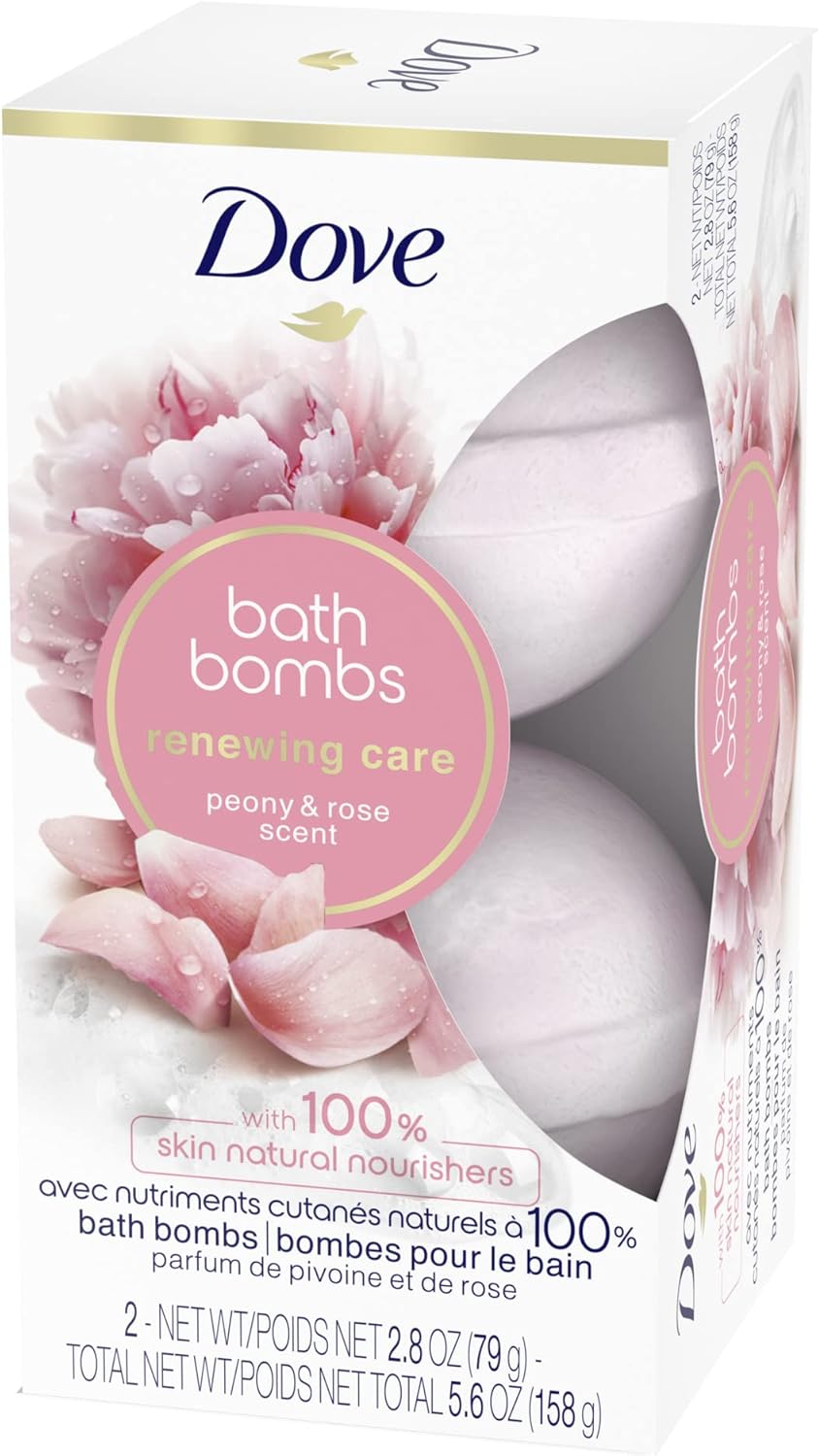 Dove Nourishing Secrets Bath Bombs to revive and rejuvenate Peony