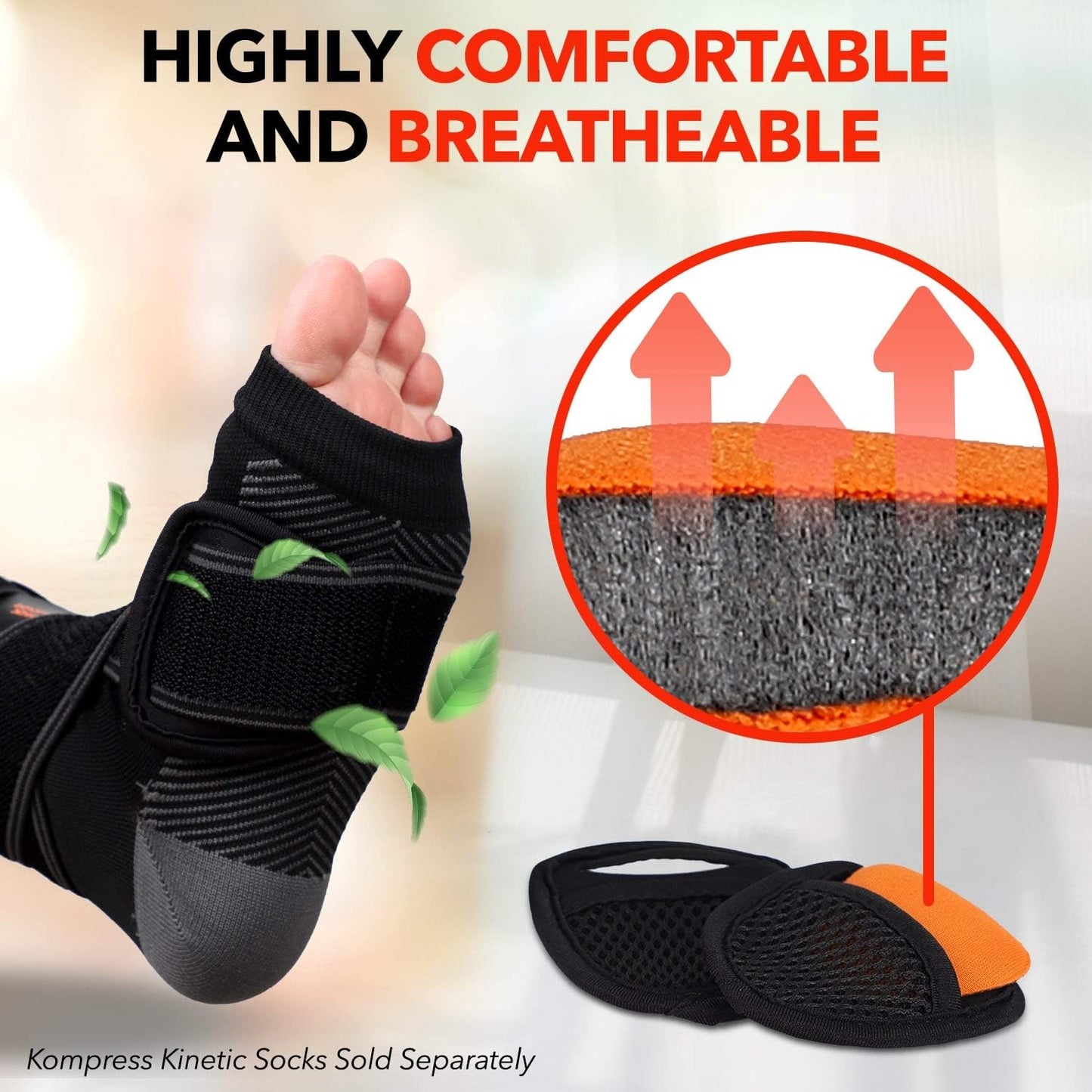 KOMPRESS KINETIC Arch Builders - Ball Inserts for Shoes | All-Day Feet Sole