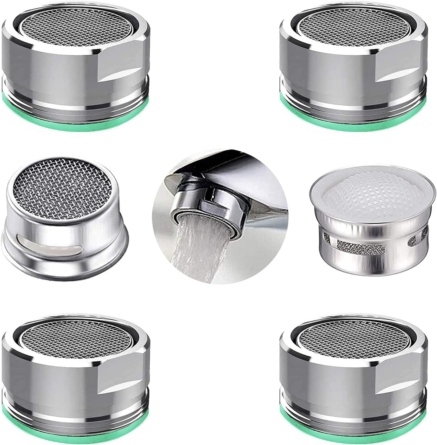 BOETOADG 4PCS Faucet Aerator, 2 Packs of Aerator Filter Replaceme