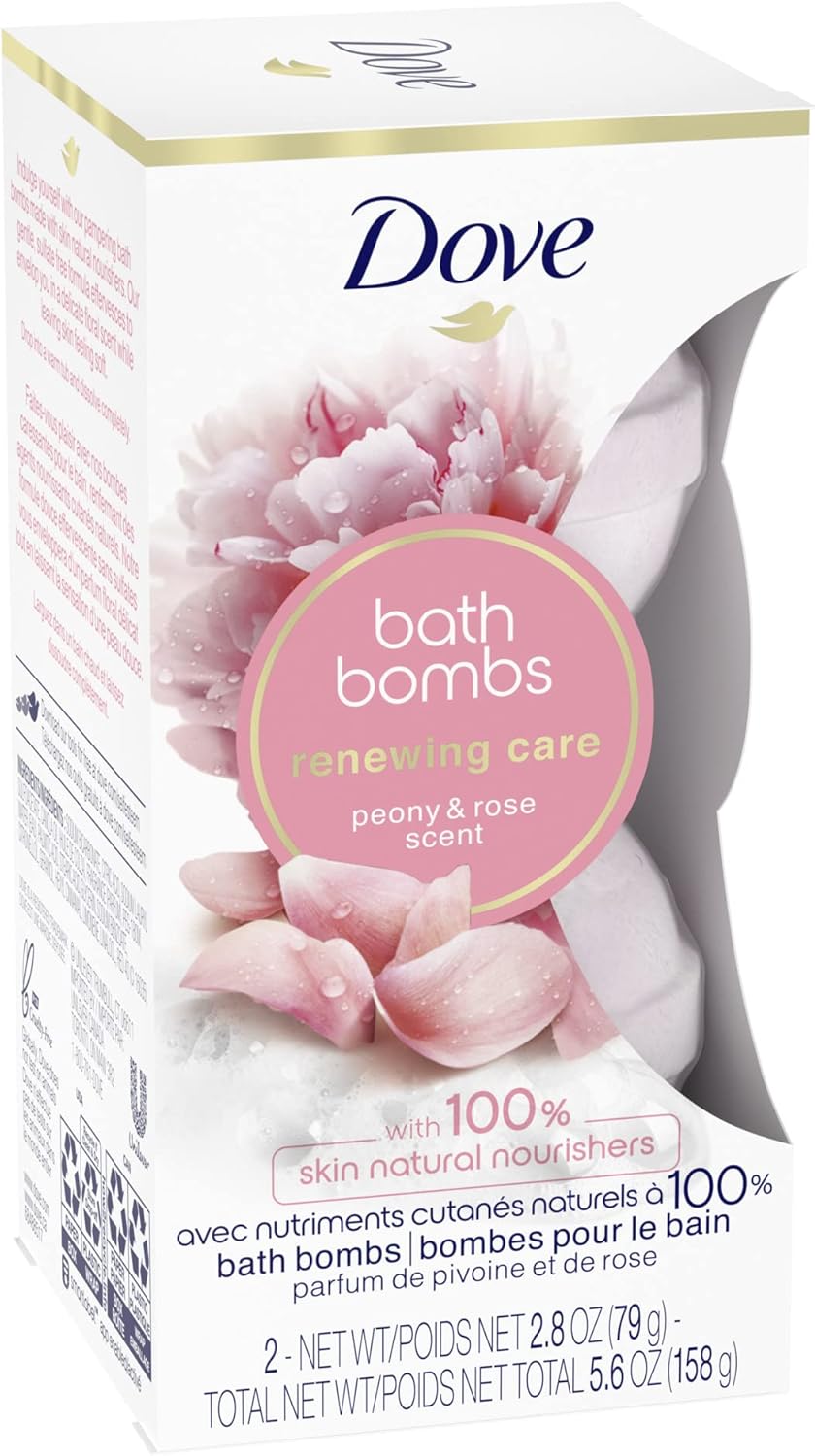 Dove Nourishing Secrets Bath Bombs to revive and rejuvenate Peony