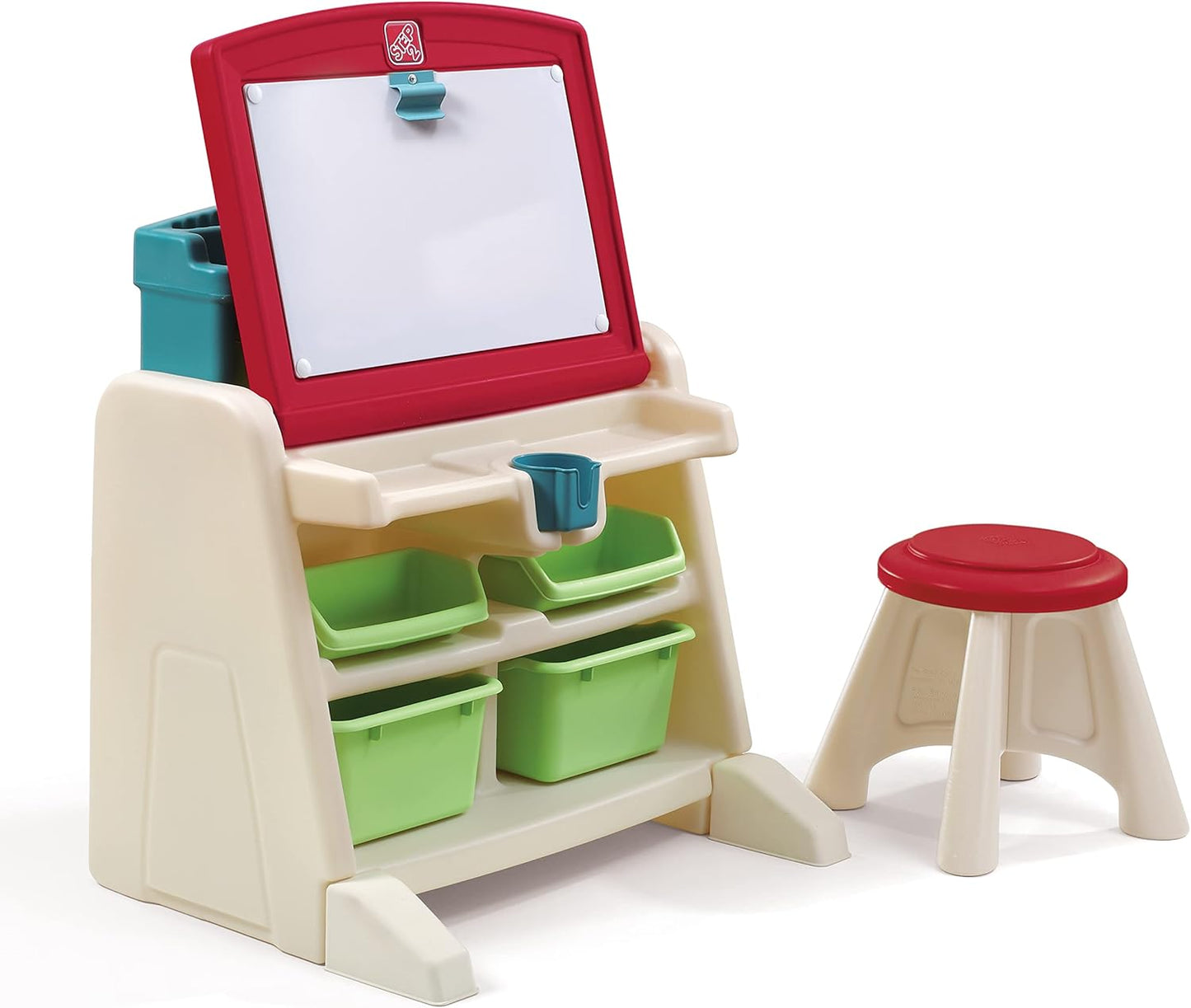 Step2 Flip and Doodle Easel Desk with Stool-836500