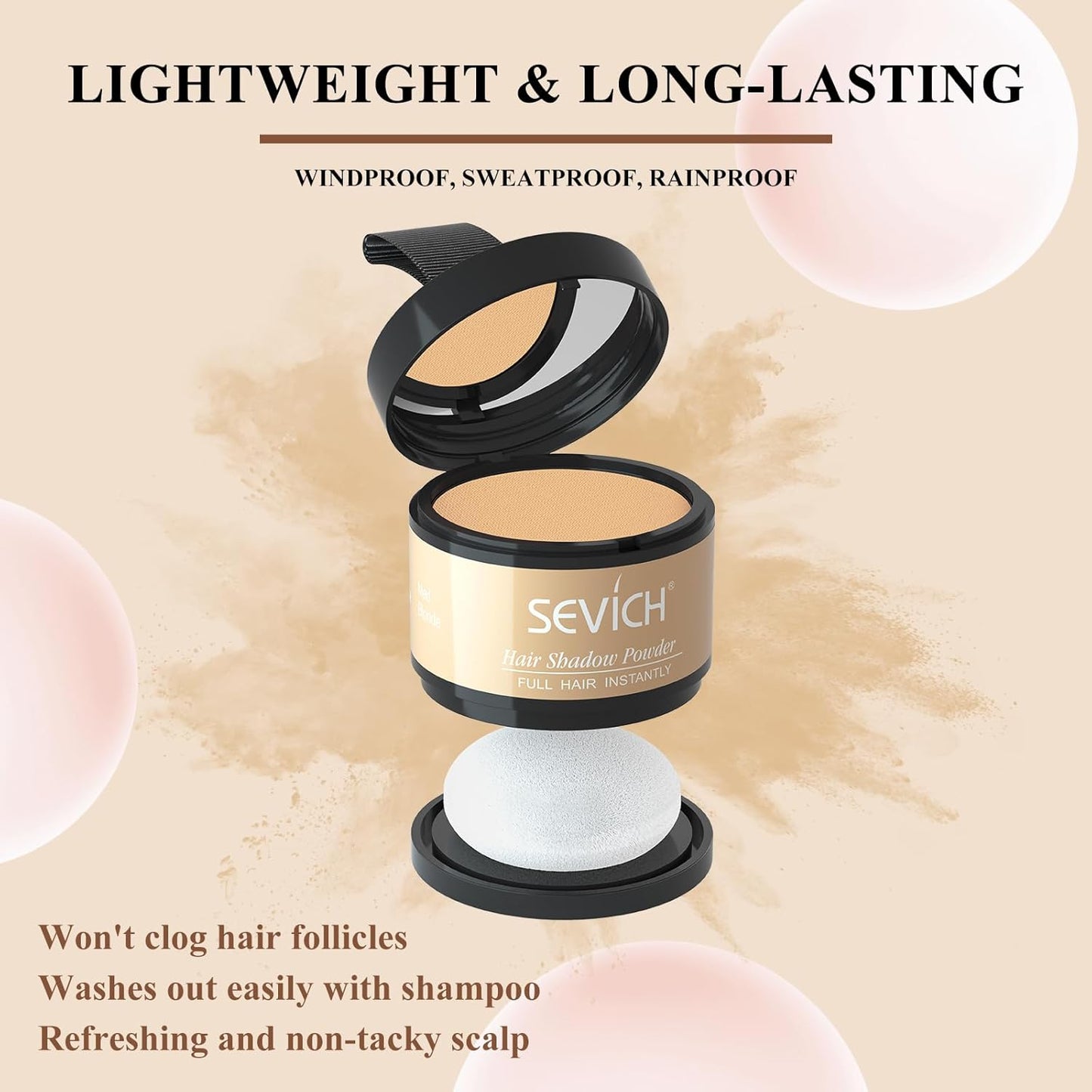 Sevich Hairline Powder?Instantly Conceals Hair Loss, Root Touch u