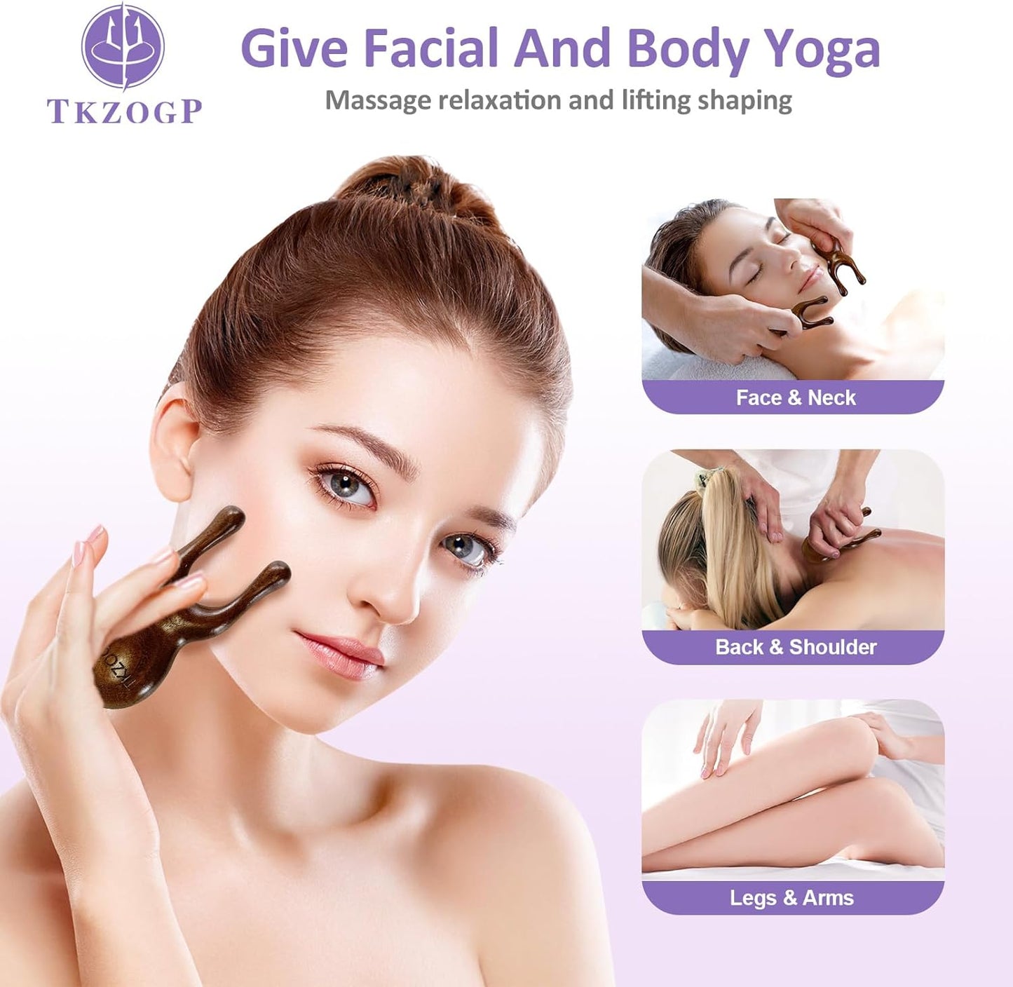TKZOGP Gua Sha Facial Tool,Eye Trigger Point Guasha Massagers?Fac
