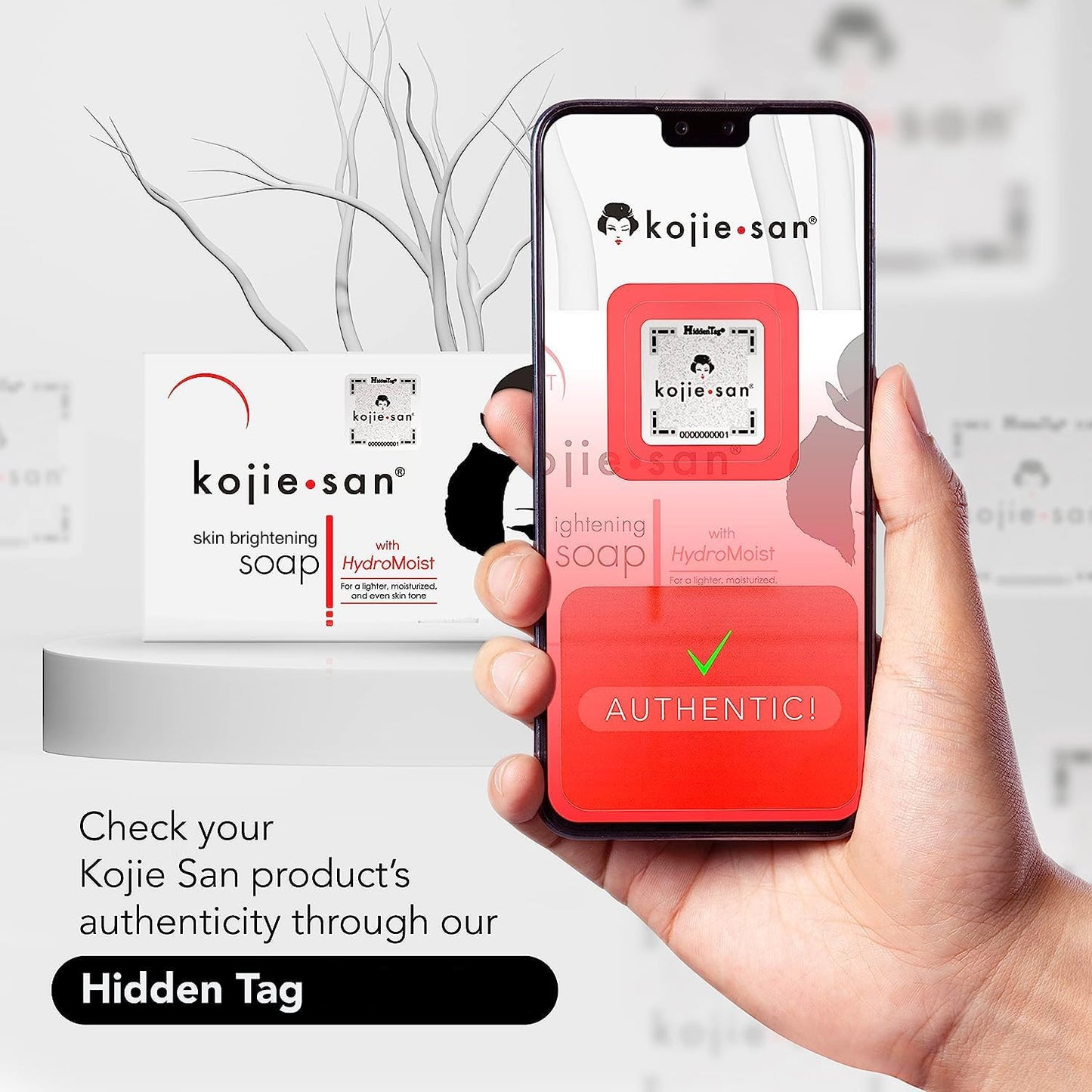 Kojie San Skin Brightening Soap - Original Kojic Acid Soap for Fa