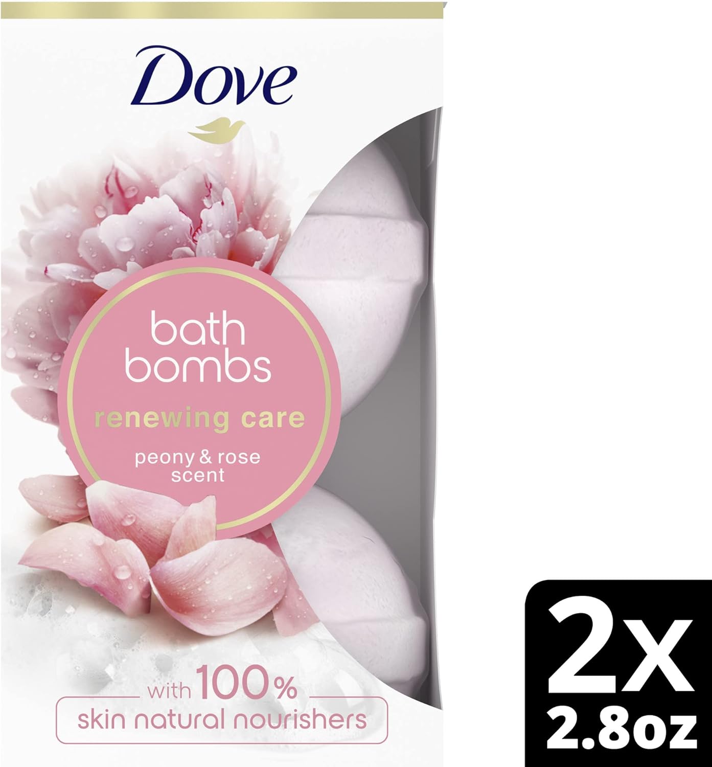 Dove Nourishing Secrets Bath Bombs to revive and rejuvenate Peony