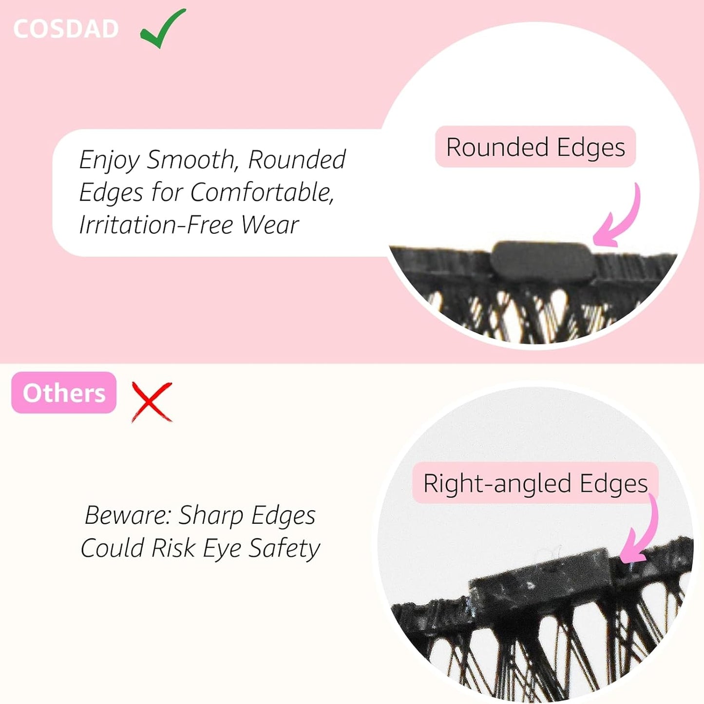 Magnetic Eyelashes with Eyeliner - Magnetic lashes with Applicato