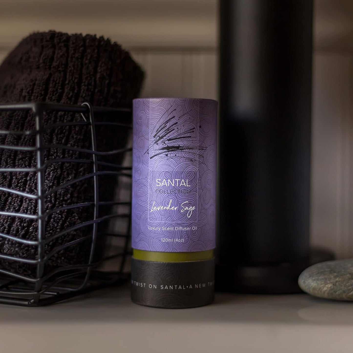Santal Lavender Sage Diffuser Oil - AirScent Aroma and Lavender Essential O