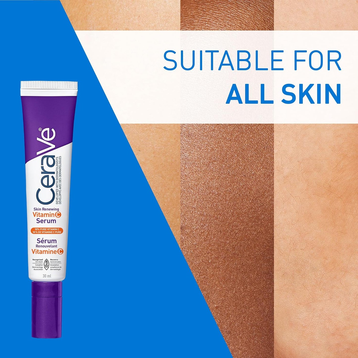CeraVe Skin Renewing Vitamin C Serum with 10% Pure VITAMIN C for Face With