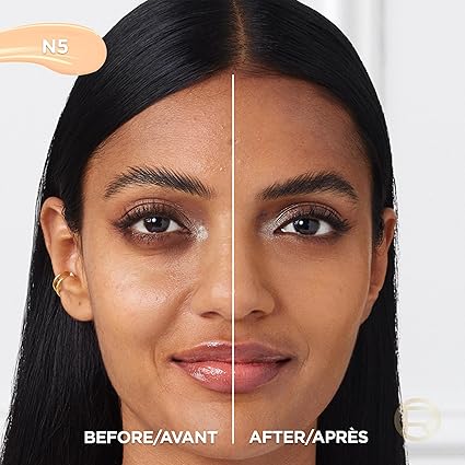 L'Oreal Paris True Match Radiant Serum Concealer W/Hyaluronic Acid & Caffeine, N5