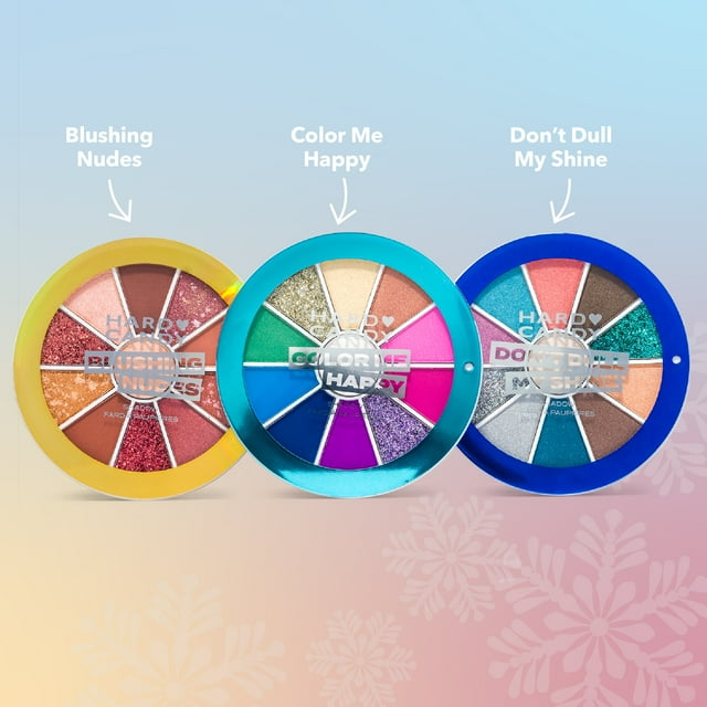 Hard Candy Sugar Brights Eyeshadow Palette Gift Set – 3 Pieces