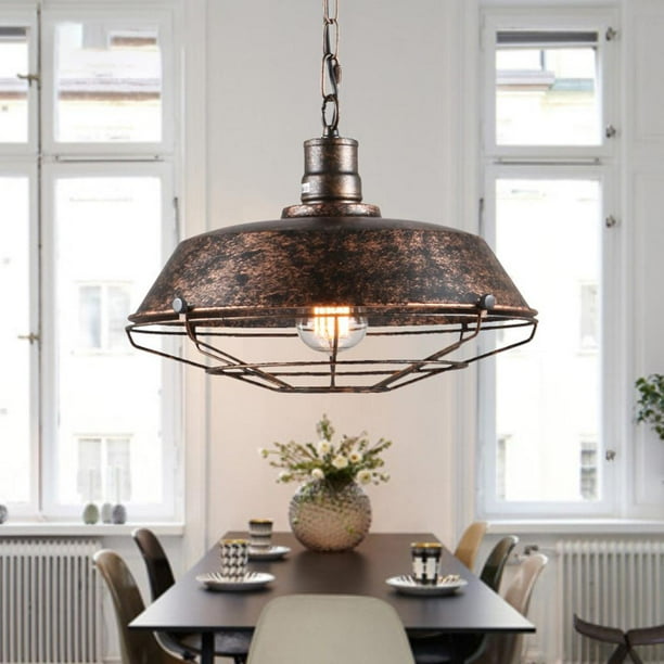 Industrial Pendant Light Fixtures, Hanging Lighting, Kitchen Ceiling Lamp Fixture for Dining Room Bedroom Decor