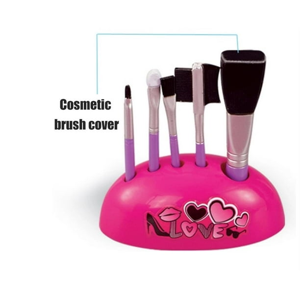 kurtrusly Makeup Pretend Playset for Children Hairdressing Styling Head Doll Hairstyle Toy