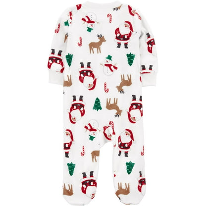 Carter's Child of Mine 1R794110 Baby Neutral Santa Sleep n' Play, Red, Size:0-3 months