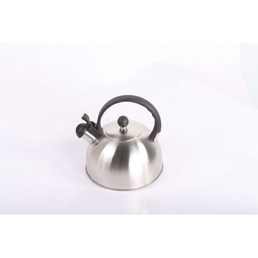 Mainstays Whistling Tea Kettle, 3 L, Brushed  Stainless Steel