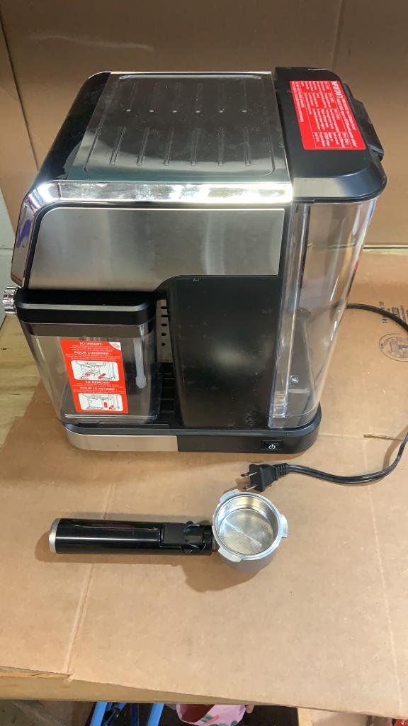 Gourmia GCM4230 8-in-1 One-Touch Espresso, Cappuccino, Latte & Americano Maker With Automatic Frothing