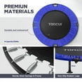 Toncur 40" Mini Trampoline, Professional Fitness Foldable Trampoline Workout Exercise Rebounder Trampoline for Adults and Kids, Max Load 330lbs