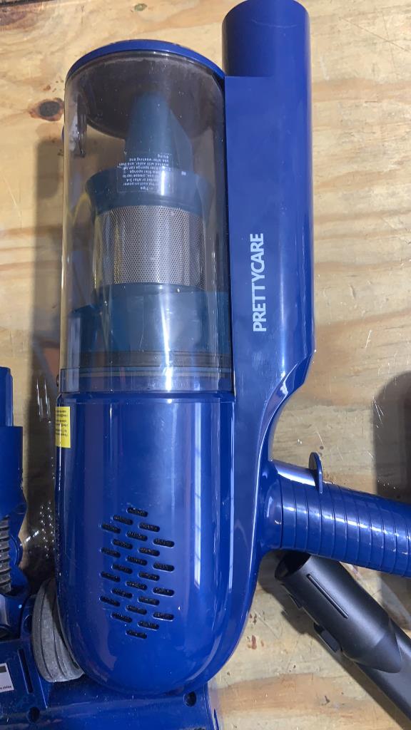 PrettyCare Lightweight Stick Cordless Vacuum Cleaner, Blue