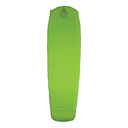 Ascend 7258219 Deep Creek Self-Inflating Air  Mattress, Large, Green