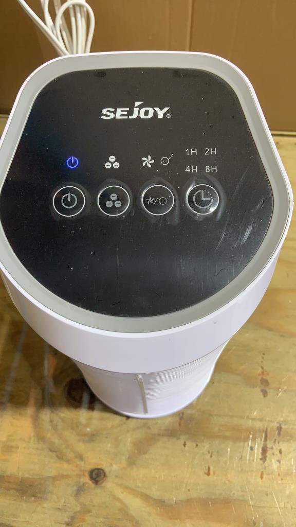 Sejoy AP-2202-UL Air Purifier True HEPA Filter, 99.9% Removal, 3 Speeds and Timer, up to 200 SQ. ft