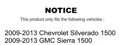 Rear Brake Drum 8-9801 For 2009-2013 Chevrolet  Silverado 1500 GMC Sierra