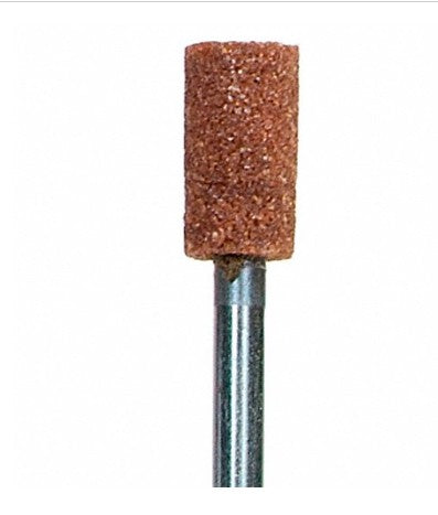 VITRIFIED MOUNTED POINT, ¼ IN DIAMETER, ALUMINUM  OXIDE, 60 GRIT, B135