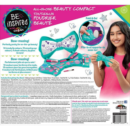 Cra-Z-Art 53337 Be Inspired All-in-One Makeup Beauty Compact, 40pc