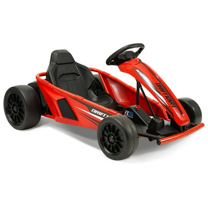 Hyper Toys 24V Drifting Go Kart Ride On for Kids, Red, Drift 24V Red