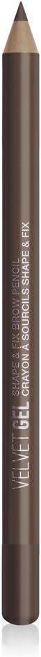 Marcelle Velvet Gel Shape & Fix Brow Pencil, Brun Tendre, Hypoall