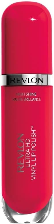 Revlon Ultra HD Vinyl Lip Polish, Liquid Lipstick, Cherry On Top,