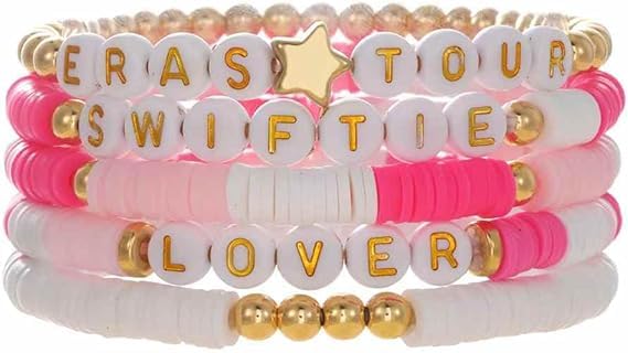 Friendship Bracelets for TS Fans- Colorful Clay Bead Bracelets Inspired by