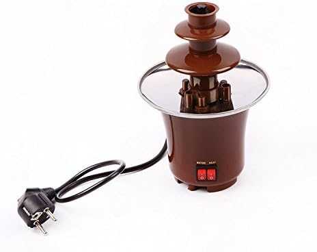 Bytic Liquid Chocolate Fountain Machine, Mini  Household, Automatic Stirring Three Layers,  Dipping Fruit